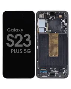 Samsung S23 Plus Screen Assembly Phantom Black (Soft OLED)