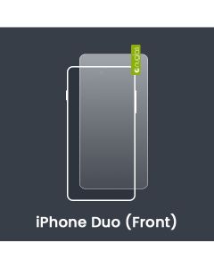 Nuglas Premium iPhone Duo [Front Screen] Tempered Glass Screen Protector [No Packaging]
