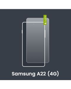Nuglas Premium Samsung A22 (4G) Tempered Glass Screen Protector [No Packaging]