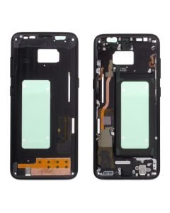 Samsung S8 Compatible Frame - Mid Housing Midnight Black