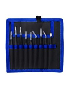 JF-8142 Portable Professional 9-in-1 Anti-static Tweezers Set Kit