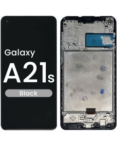 Samsung A21s Screen Assembly Black (Service Centre Part)
