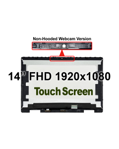 14" Touch Screen Assembly LCD FHD 1920x1080 For HP Pavilion X360 14-EK (No Webcam Slider)