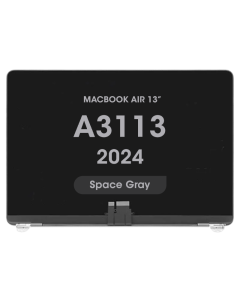 Screen Assembly For - MacBook Air 13" (A3113) 2024 M3 Space Grey