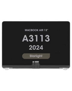 Screen Assembly For - MacBook Air 13" (A3113) 2024 M3 Starlight