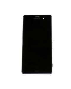 Sony Xperia Z3 D6653 LCD And Touch Screen Assembly With Frame Black