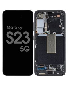 Samsung S23 Screen Assembly Phantom Black (Soft OLED)