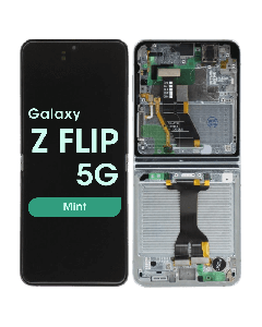 Samsung Z Flip 5 Main Screen Assembly Mint (Service Centre Part)