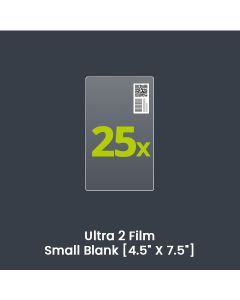 Ultra 2 Film, Small Blank [4.5" X 7.5"] (25 Pack)