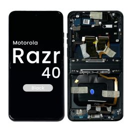 Motorola Razr 40 Compatible Screen Assembly with Frame