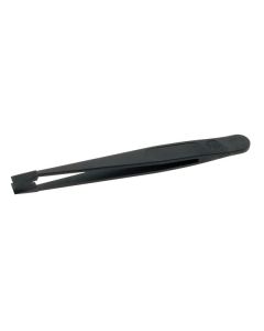 Plastic Tweezer - Straight Flat Tip High Quality