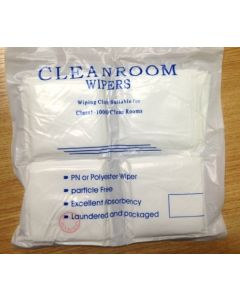 200pcs Cleanroom Wipers Polyester Anti-Static Particle Free Wiping Cloth