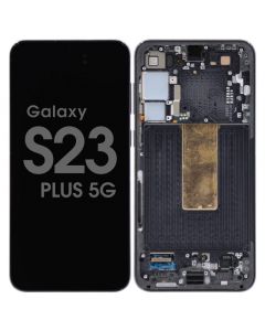Samsung S23 Plus Screen Assembly Phantom Black (Soft OLED)