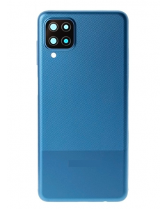 Samsung A12 Compatible Back Cover (With Camera Lens) Blue