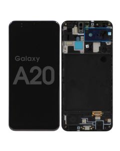 Samsung Galaxy A20 Compatible Screen Assembly Black