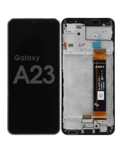 Samsung A23 (4G) Screen Assembly Black (Service Centre Part)