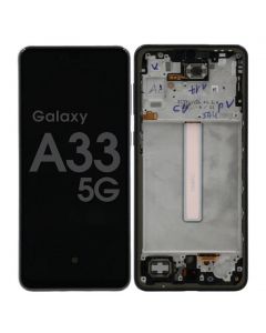 Samsung A33 Screen Assembly Black (Service Centre Part)