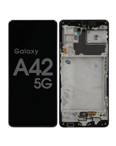 Samsung A42 Screen Assembly Prism Dot Black (Service Centre Part)