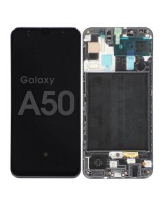 Samsung A50 Screen Assembly Black (Service Centre Part)