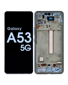 Samsung A53 Screen Assembly Blue (Service Centre Part)