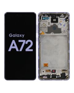 Samsung A72 Screen Assembly Awesome Violet (Service Centre Part)