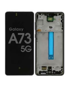 Samsung A73 Screen Assembly Grey (Service Centre Part)