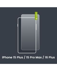 Nuglas Premium iPhone 15 Pro Max / 15 Plus / 16 Plus (6.7") Tempered Glass Screen Protectors [No Packaging]