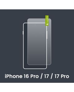 Nuglas Premium iPhone 16 Pro / 17 / 17 Pro Tempered Glass Screen Protectors [No Packaging]