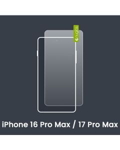 Nuglas Premium iPhone 16 Pro Max / 17 Pro Max Tempered Glass Screen Protectors [No Packaging]
