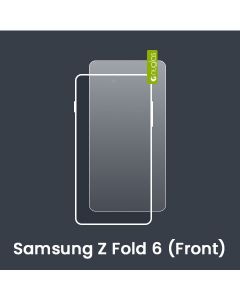 Nuglas Premium Samsung Z Fold 6 (Front Screen) Tempered Glass Screen Protectors [No Packaging]