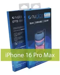 Nuglas Premium iPhone 16 Pro Max Tempered Glass Screen Protectors