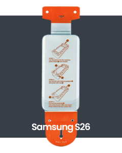 Nuglas Premium Samsung S26 Tempered Glass [Use with V2 Applicator - No Packaging]