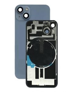iPhone 14 Rear Glass Only [With Camera Lens & Magsafe Flex] Blue