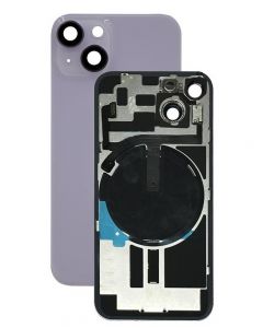iPhone 14 Rear Glass Only [With Camera Lens & Magsafe Flex] Purple