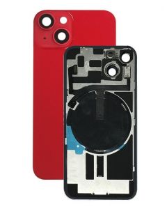 iPhone 14 Rear Glass Only [With Camera Lens & Magsafe Flex] Red
