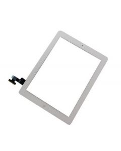 iPad 2 Compatible Touch Screen Assembly White [Home Button + Tape]