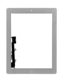 iPad 4 Compatible Touch Screen Assembly Aftermarket White [With Tesa Tape]