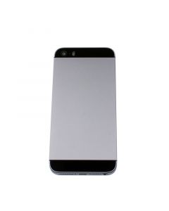 iPhone 5S Compatible Back Housing No Logo Black