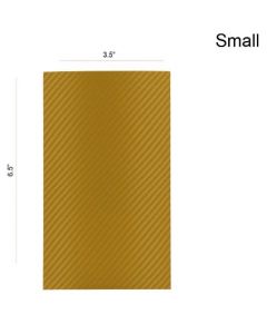 Carbon Fiber Film: Gold, Small