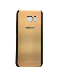 Samsung S7 Edge Compatible Back Cover (With Camera Lens) Gold