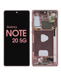 Samsung Note 20 Screen Assembly Mystic Bronze (Service Centre Part)