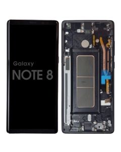 Samsung Galaxy Note 8 N950 Compatible Screen Assembly Black (Service Centre Part) 