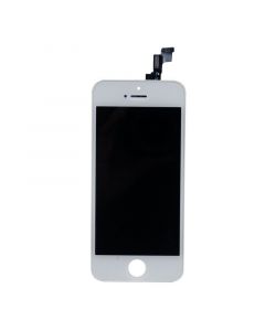 iPhone 5S Compatible LCD Screen Assembly Complete Aftermarket White