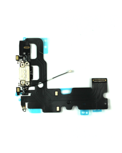 iPhone 7 Compatible Charge Port + Mic Flex White