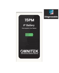 iPhone 15 Pro Max Compatible Omnitek High Quality Battery [iOS Diagnosable]