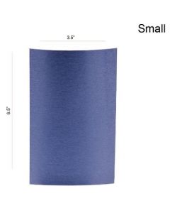 Metal Film: Brushed Blue Steel, Small