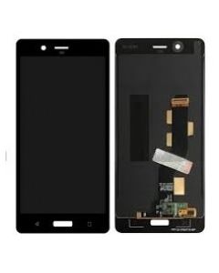 Nokia 8 Compatible LCD Screen Assembly Black 