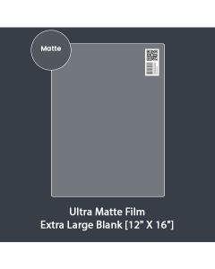 Ultra Matte Film, Extra Large Blank [12" X 16"]