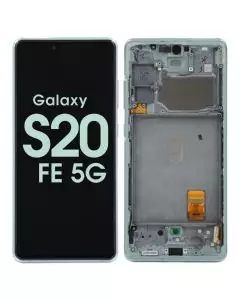 Samsung S20 FE Screen Assembly Cloud Mint (Service Centre Part)