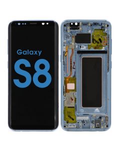 Samsung S8 Screen Assembly Coral Blue (Service Centre Part)